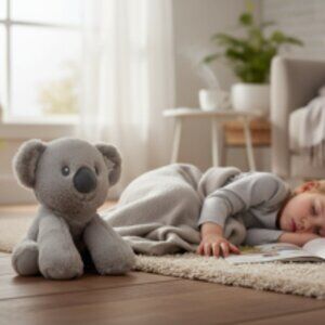 NEW Kelly toy Kelly Baby Gray Koala Bear Plush Rattle‎ Toy NWT